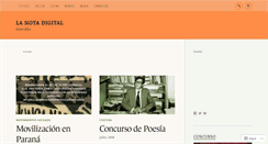 Desktop Screenshot of lanotadigital.com.ar
